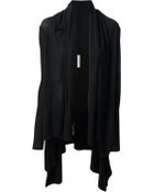 Rick Owens Draped Knit Cardigan - Lyst