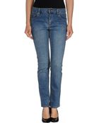 Cheap Monday Denim Trousers - Lyst