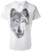 Diesel Wolf Print T-Shirt - Lyst