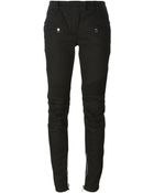 Balmain Biker Skinny Trousers - Lyst