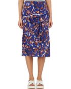 Kenzo Torn Flowers-Print Skirt - Lyst