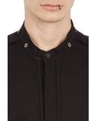 Ann Demeulemeester Detachable Collar Shirt - Lyst