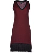 Just Cavalli Short Dress - Lyst