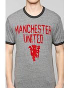 Junk Food Flocked Manchester United Tee - Lyst