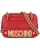 Moschino Leather Shoulder Bag - Lyst