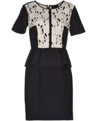 Class Roberto Cavalli Short Dress - Lyst