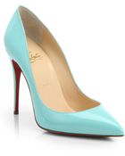 Christian Louboutin Pigalle Follies Patent-Leather Pumps - Lyst