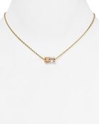 Michael Kors Barrel Pendant Necklace, 16" - Lyst