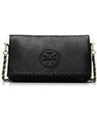 Tory Burch Marion Foldover Messenger - Lyst