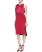 J. Mendel Sleeveless Silk Dress - Lyst