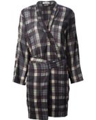 Etoile Isabel Marant Vanessa Checked Dress - Lyst