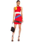 Christopher Kane Crew Neck Viscoseblend Dress - Lyst