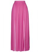 Topshop Crinkle Maxi Skirt - Lyst
