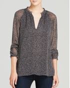 Diane von Furstenberg Top - Printed Silk - Lyst
