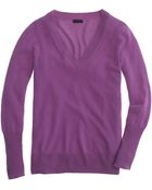 J.Crew Collection Cashmere Vneck Sweater - Lyst