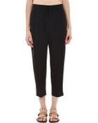 Chloé Pleated Cropped Trousers - Lyst
