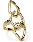 Alexis Bittar Encrusted Link Ring - Lyst