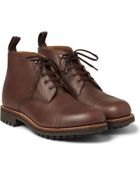 Grenson Ryan Four Eye Leather Boots - Lyst