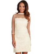 Little Mistress Sweet Buttercream Dress - Lyst