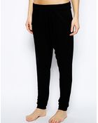 Asos Slubby Harem Beach Pant - Lyst