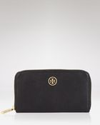 Tory Burch Wallet Robinson Zip Saffiano Leather - Lyst