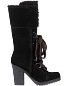 Nine West Magichat Suede Boots - Lyst
