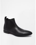 Asos Chelsea Boots in Leather - Lyst