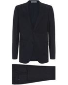 Armani Pinstripe Suit - Lyst