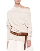 Donna Karan New York Asymmetric Neck Drape Tunic - Lyst
