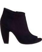 Steve Madden Paulina Ankle Boot Black Suede - Lyst