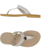 Fendi Thong Sandal - Lyst