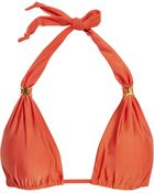 Vix Goldplated Triangle Bikini Top - Lyst