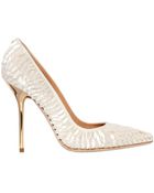 DSquared2 110Mm Sequined Cotton Pumps - Lyst