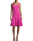 Michael Kors Sleeveless Flutter Dress - Lyst