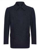 Jaeger Wool Pea Coat - Lyst