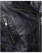 Denim & Supply Ralph Lauren Leather Peplum Moto Jacket - Lyst