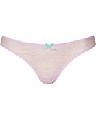 Topshop Womens Low Rise Thong Pale Pink - Lyst
