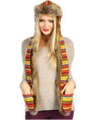 Spirit Hoods Red Fox Peruvian Festival Trapper - Lyst