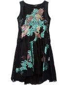 Antonio Marras Lace Applique Dress - Lyst