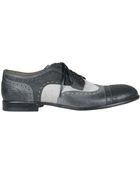 Dolce & Gabbana Scarpa Allacciata Uomo Nera/Grigia - Lyst