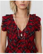 Denim & Supply Ralph Lauren Plaid Ruffled Top - Lyst