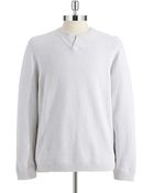 Tommy Bahama Split Neck Sweater - Lyst