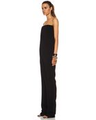 Givenchy Corseted Viscose-blend Jumpsuit with Pockets - Lyst