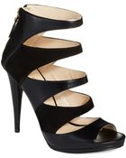 Nine West Amability Caged Heels - Lyst