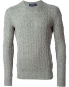 Polo Ralph Lauren Cable Knit Sweater - Lyst