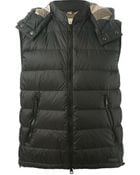 Burberry Brit Padded Hooded Gilet - Lyst