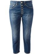 Dondup Cropped Jean - Lyst