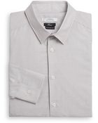 Versace Trend-Fit Striped Cotton Dress Shirt - Lyst