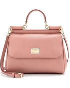 Dolce & Gabbana Mini Miss Sicily Leather Tote - Lyst