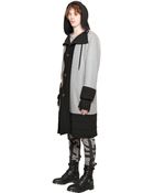 Vivienne Westwood Wool Coat With Knit Panels - Lyst